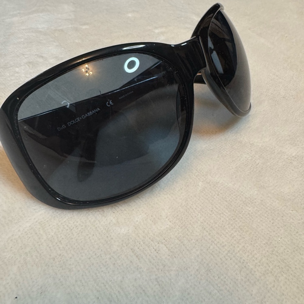 Dolce & Gabbana Black Oversized Women's Sunglasses